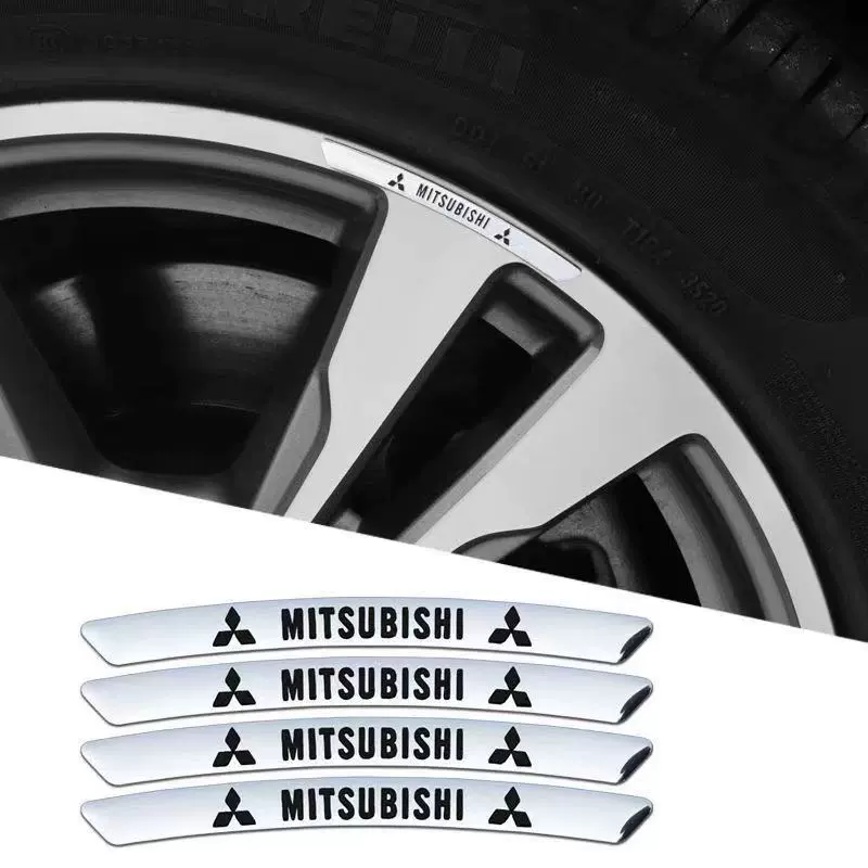 Karštas išpardavimas ✨50% nuolaida ✨3D metalinio ratlankio lipdukas su asmenybe (4 vnt.)-LT