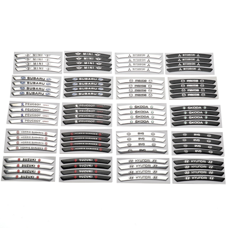 Karštas išpardavimas ✨50% nuolaida ✨3D metalinio ratlankio lipdukas su asmenybe (4 vnt.)-LT