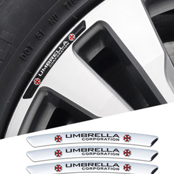 Karštas išpardavimas ✨50% nuolaida ✨3D metalinio ratlankio lipdukas su asmenybe (4 vnt.)-LT