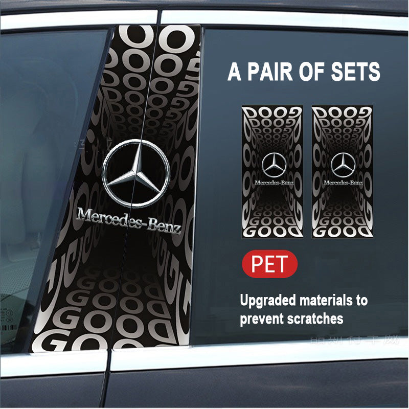 🔥Razprodaja🔥2025 Avtomobilska kreativna HD zaščitna folija za modifikacijo B-stebrička (2 kosa)-SI