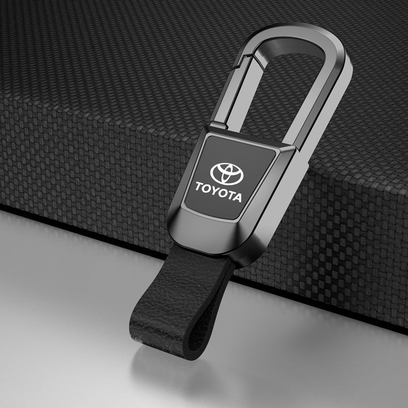 🎉Aukštos klasės natūralios odos automobilio raktų pakabukas-LT