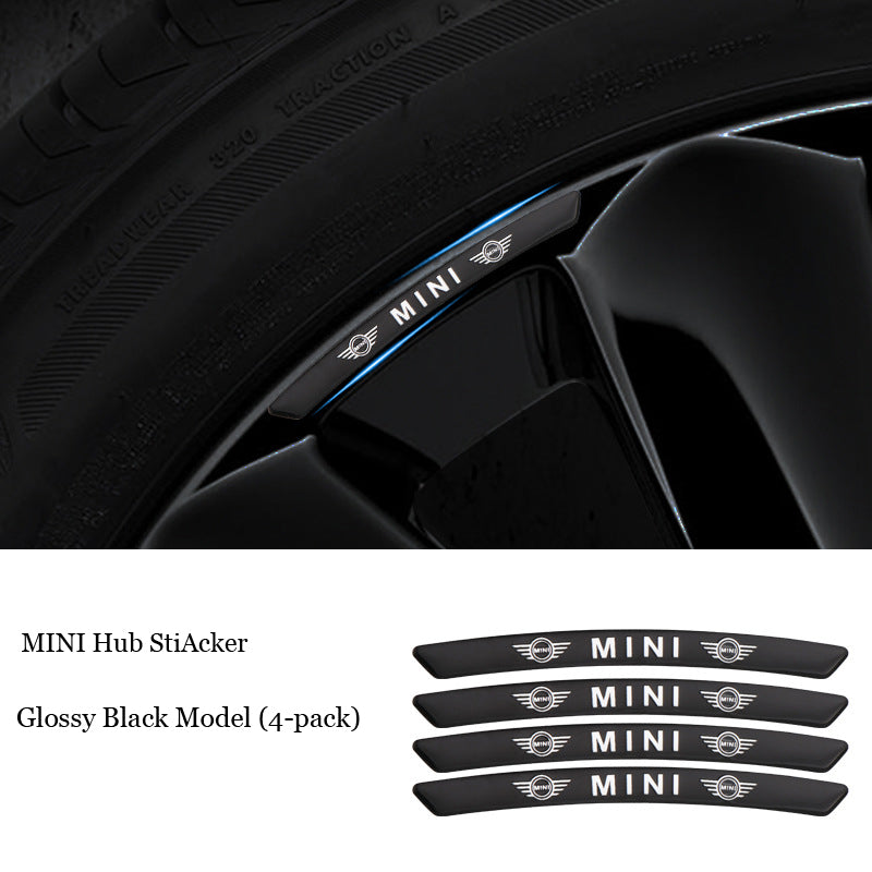 Karštas išpardavimas ✨50% nuolaida ✨3D metalinio ratlankio lipdukas su asmenybe (4 vnt.)-LT