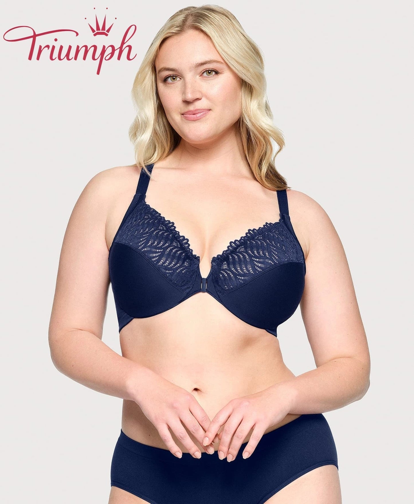"Triumph" – (4 εκδόσεις) – 💖Priekyje užsegama ir T formos iškirpte liemenėlė-LT 