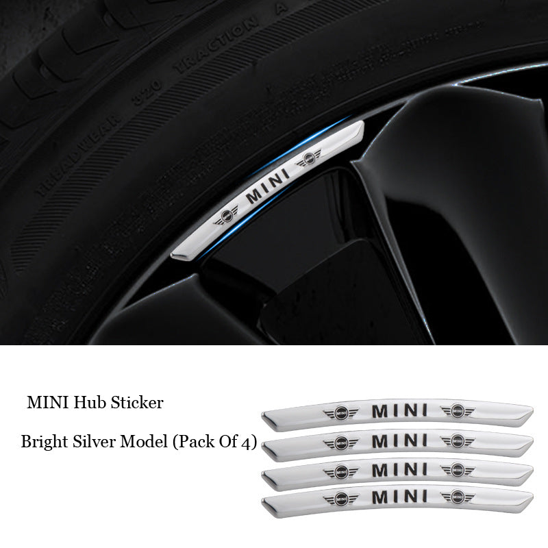 Karštas išpardavimas ✨50% nuolaida ✨3D metalinio ratlankio lipdukas su asmenybe (4 vnt.)-LT