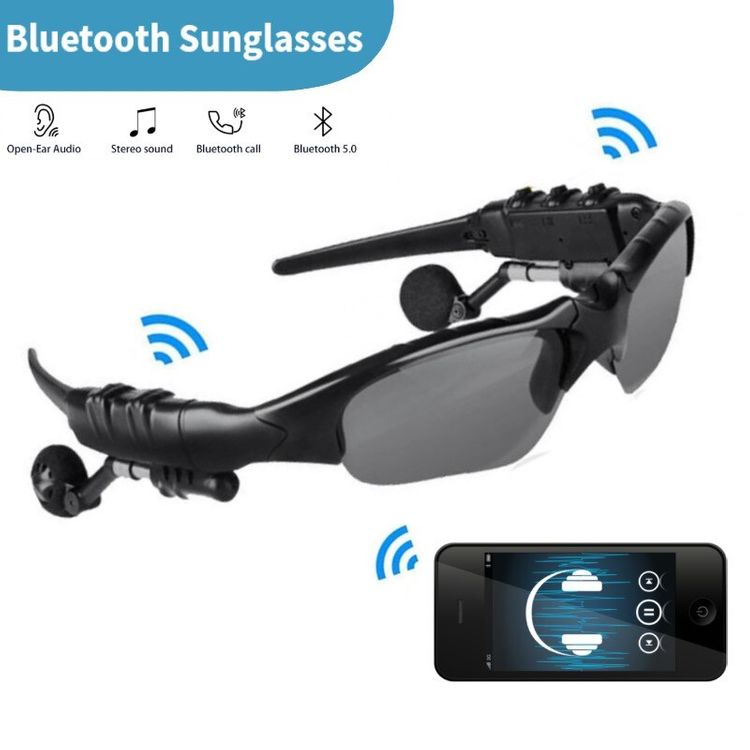 2024 m. poliarizuoti belaidžiai „Bluetooth“ sportiniai akiniai