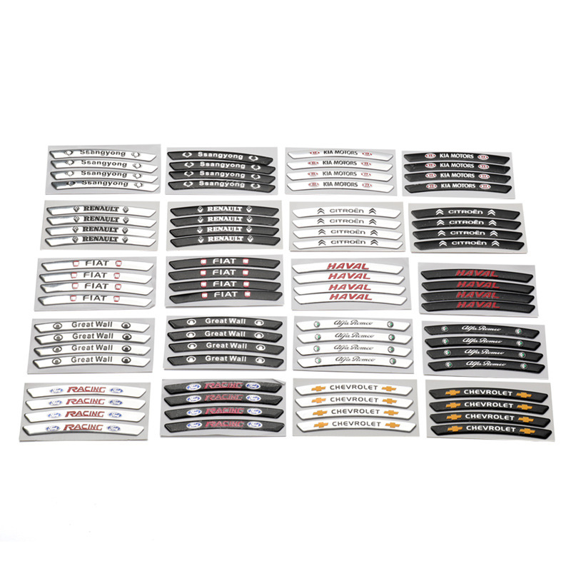 Karštas išpardavimas ✨50% nuolaida ✨3D metalinio ratlankio lipdukas su asmenybe (4 vnt.)-LT