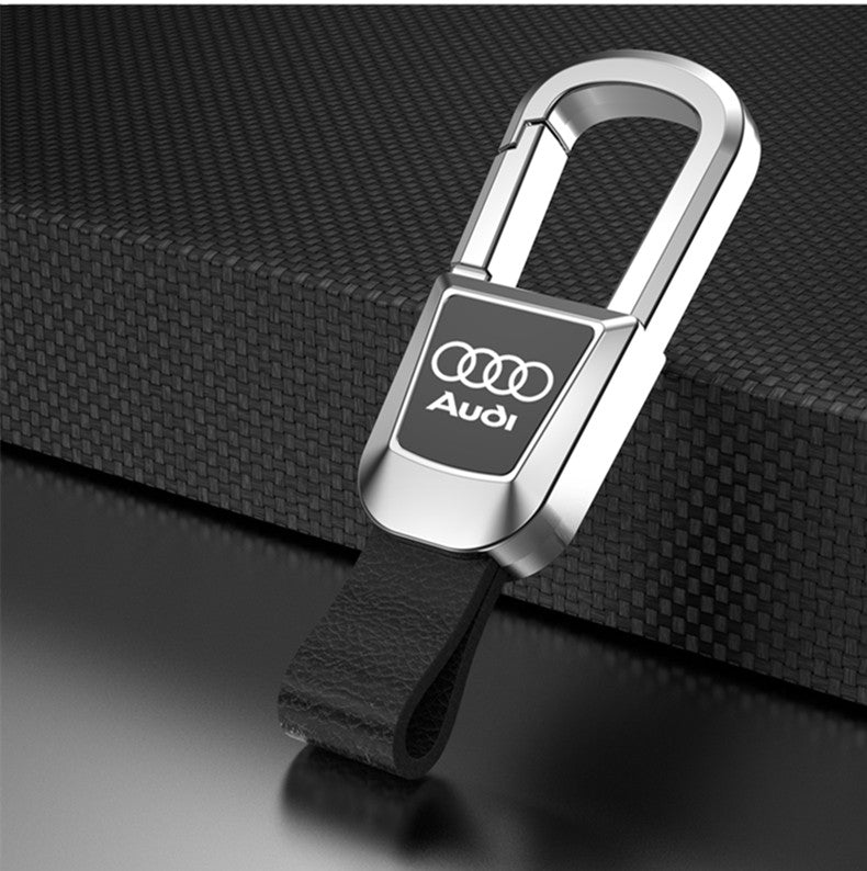 🎉Aukštos klasės natūralios odos automobilio raktų pakabukas-LT