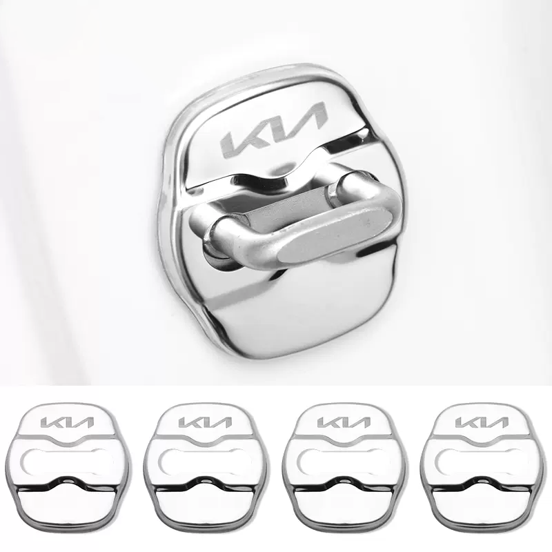 Karštas išpardavimas ✨50% nuolaida ✨Nerūdijančio plieno antikorozinis automobilio durelių spynos apsauginis dangtelis 🔥4 vnt. 🔥-LT