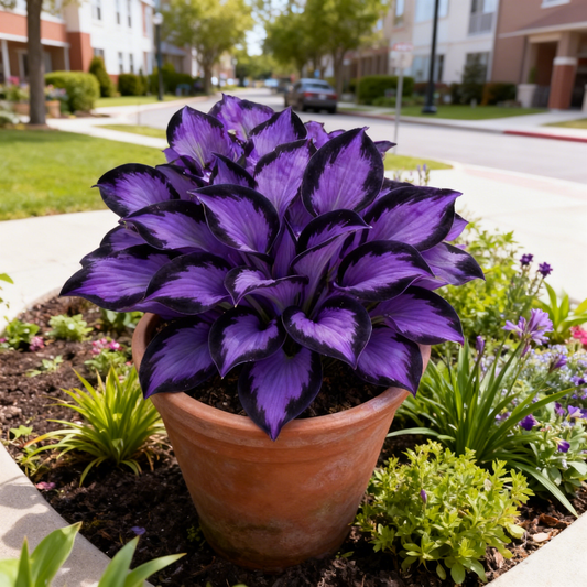🌌💜 Hosta Purple Heart v omejeni izdaji – globoko, kraljevsko listje, samo tukaj!✨🌿-SI
