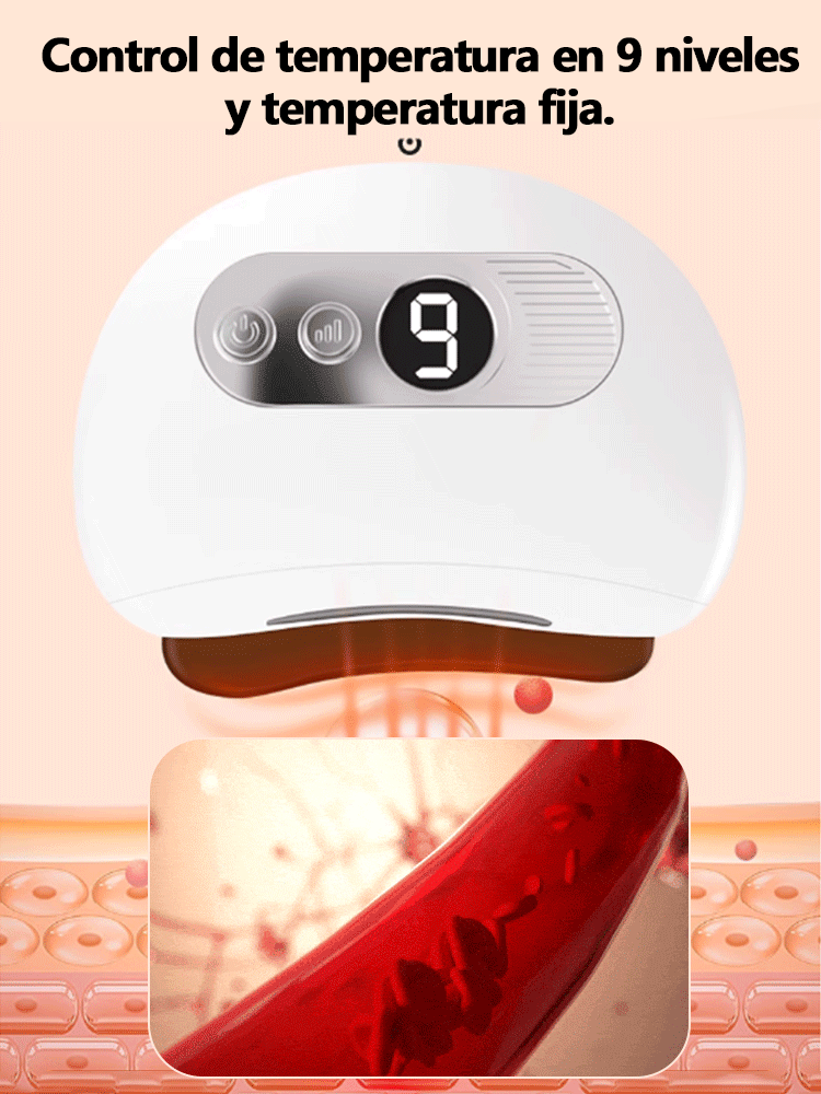 El dispositivo eléctrico inteligente gua sha alivia la fatiga facial-ES 