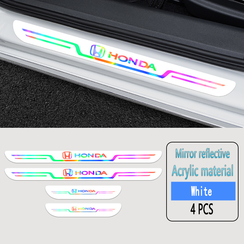 ✨Akrilinės lazerinės automobilių apsaugos nuo užsiteršimo durelių slenksčių juostelės🎉4 vnt.🎉-LT