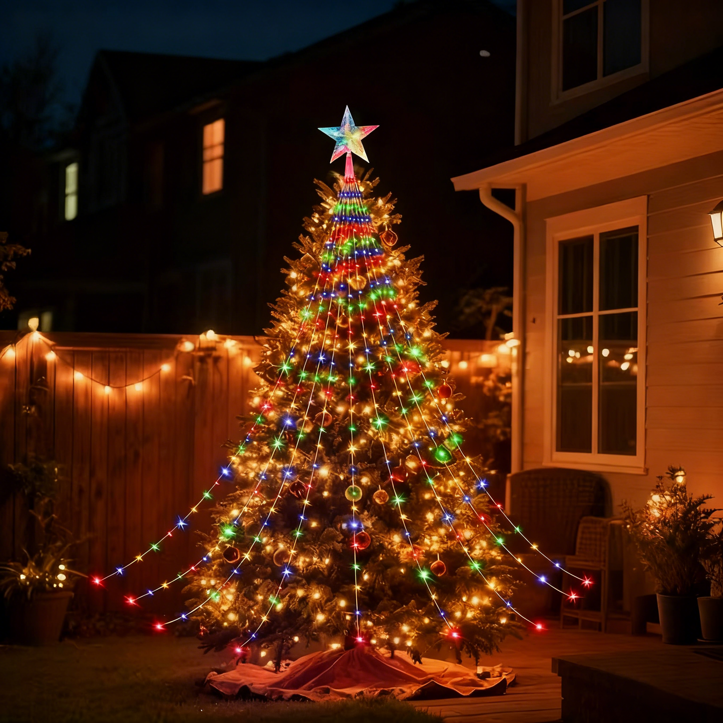 🎁Zgodnja praznična razprodaja 50 % POPUSTA🎄Božične lučke Starlight Cascade-SI