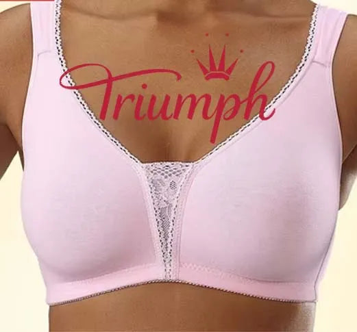 👙TRIUMPH - [3 vnt.] 🔥50% nuolaida didelio dydžio seksualiai nėriniuotai baltai liemenėlei-LT
