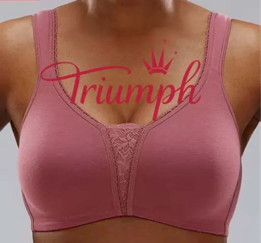 👙TRIUMPH - [3 vnt.] 🔥50% nuolaida didelio dydžio seksualiai nėriniuotai baltai liemenėlei-LT