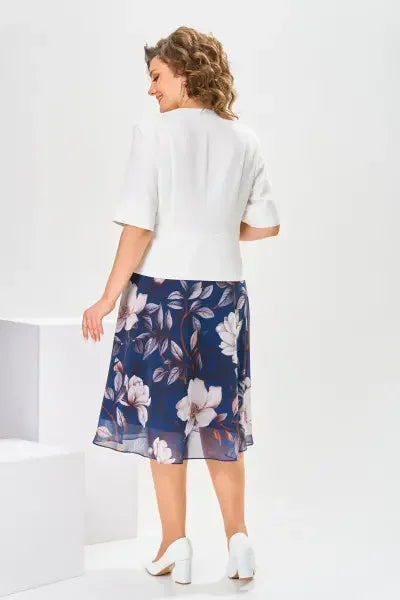 🌸[S-5XL]Φόρεμα από βαμβάκι και μετάξι υψηλής ποιότητας-GR