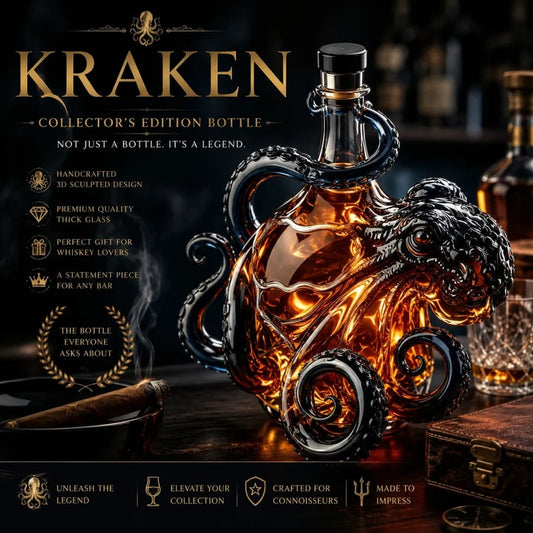 Legendarna izdaja rum 3D steklenice hobotnice-SI