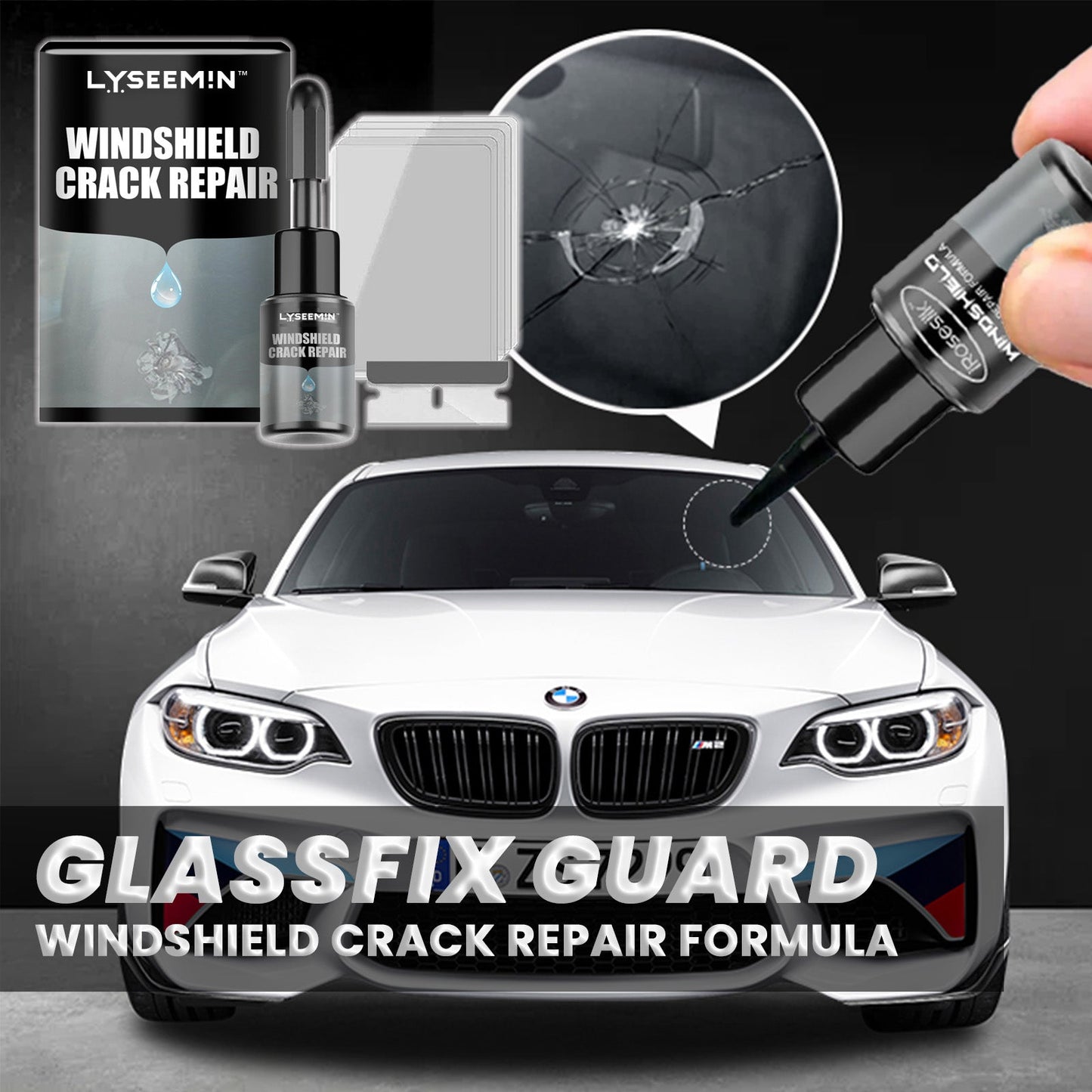 Lyseemin™ GlassFix Guard: Formula za popravilo razpok na vetrobranskem steklu 2025-SI