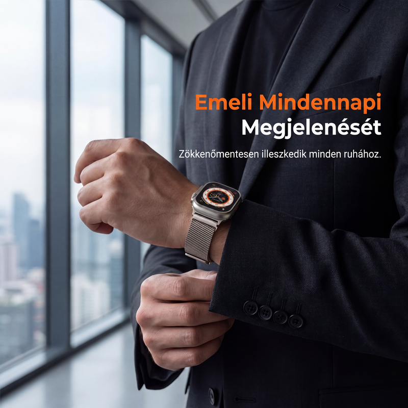⌚Pašček za uro iz mrežastega jekla – za Apple Watch-SI