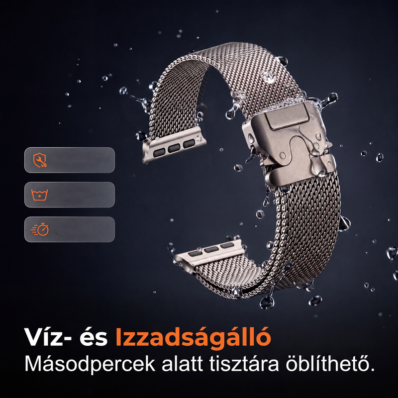 ⌚Pašček za uro iz mrežastega jekla – za Apple Watch-SI