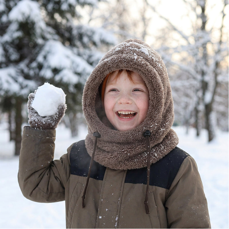 🔥 50 % POPUST 🔥 Vetroodporna in izolacijska kolesarska podkapa za otroke – topla, zračna in udobna za zimo 🚴❄️-SI