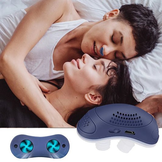 Νέα μίνι συσκευή CPAP χωρίς σωλήνα, χωρίς μάσκα, αναπνευστήρας κατά του ροχαλητού-SI 