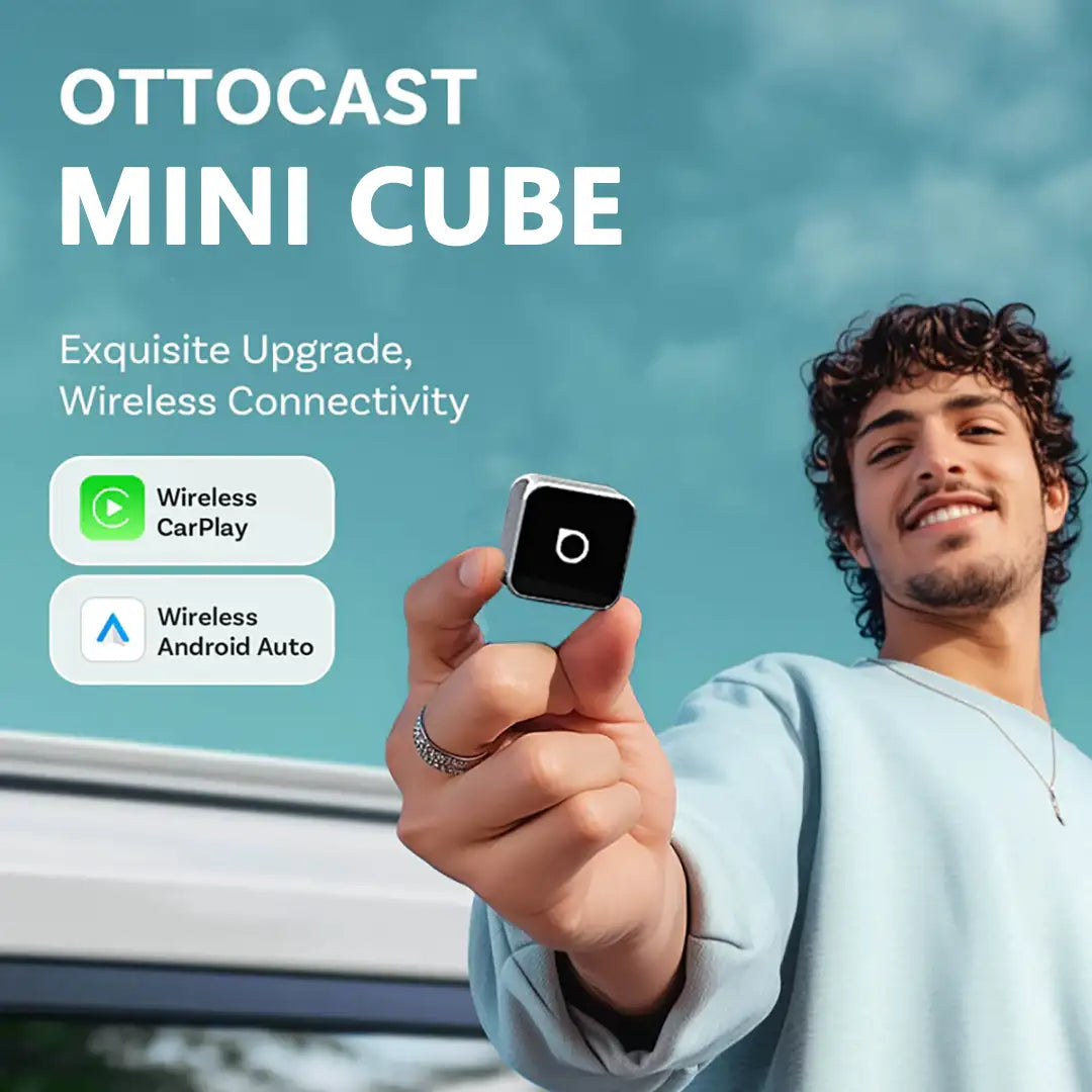 Brezžični adapter Ottocast Mini 3.0 Ultra Cube CarPlay za Android Auto-SI
