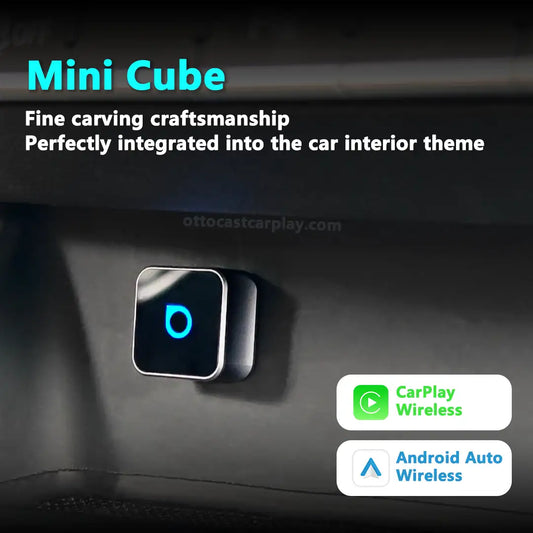 Brezžični adapter Ottocast Mini 3.0 Ultra Cube CarPlay za Android Auto-SI