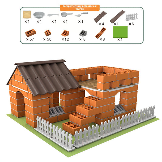 🏠Sestavljiv komplet za mini gradnjo stavb-SI