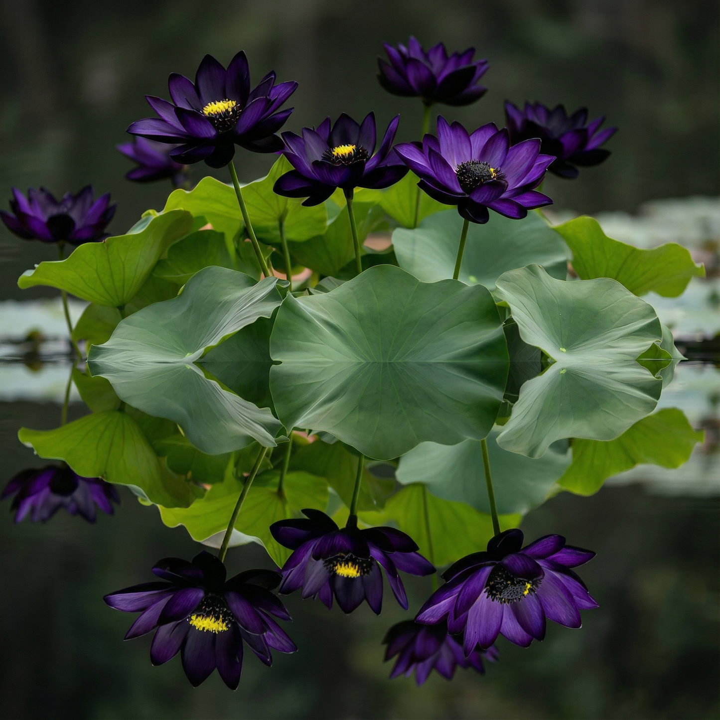 💮Semena polnočno vijoličnega lotosa-SI