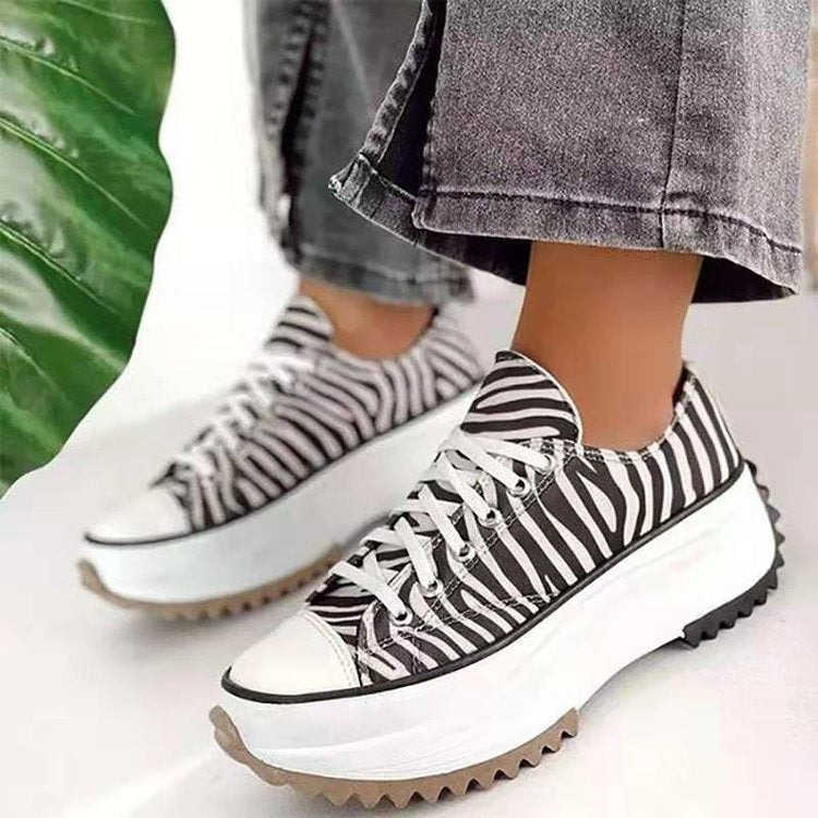 💝Ribotas išpardavimas su 50% NUOLAIDA🔥🔥Moteriški suvarstomi platforminiai sportbačiai su kulnais-LT