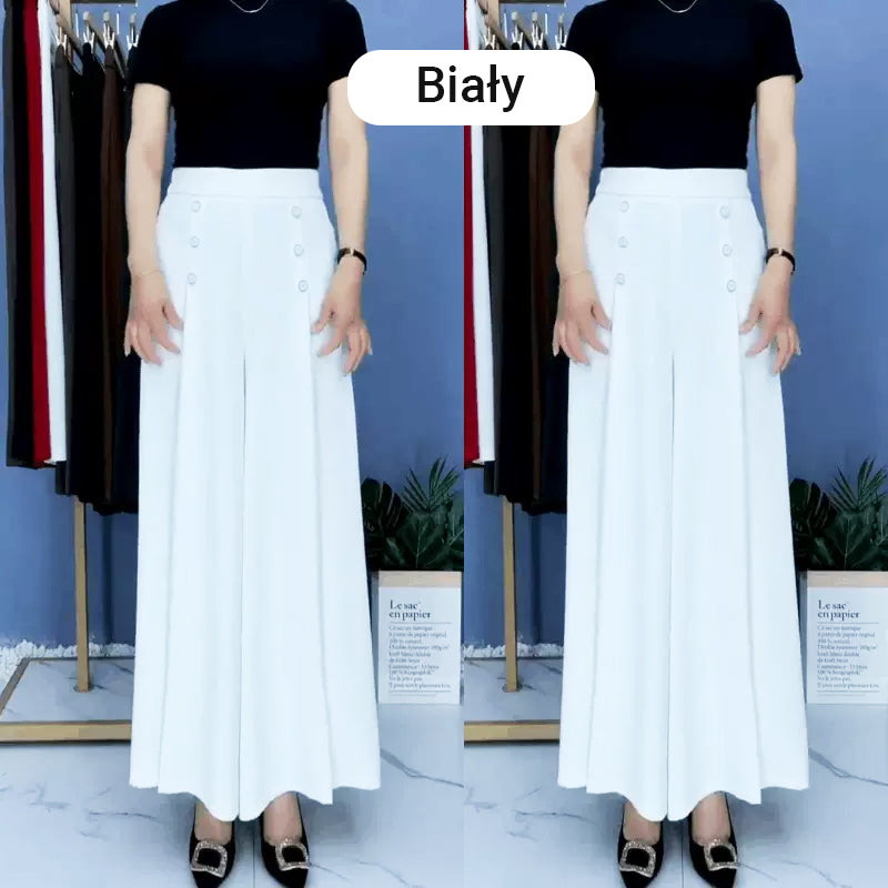 ✨Elegantiškos kelnės su plačiomis klostėmis 