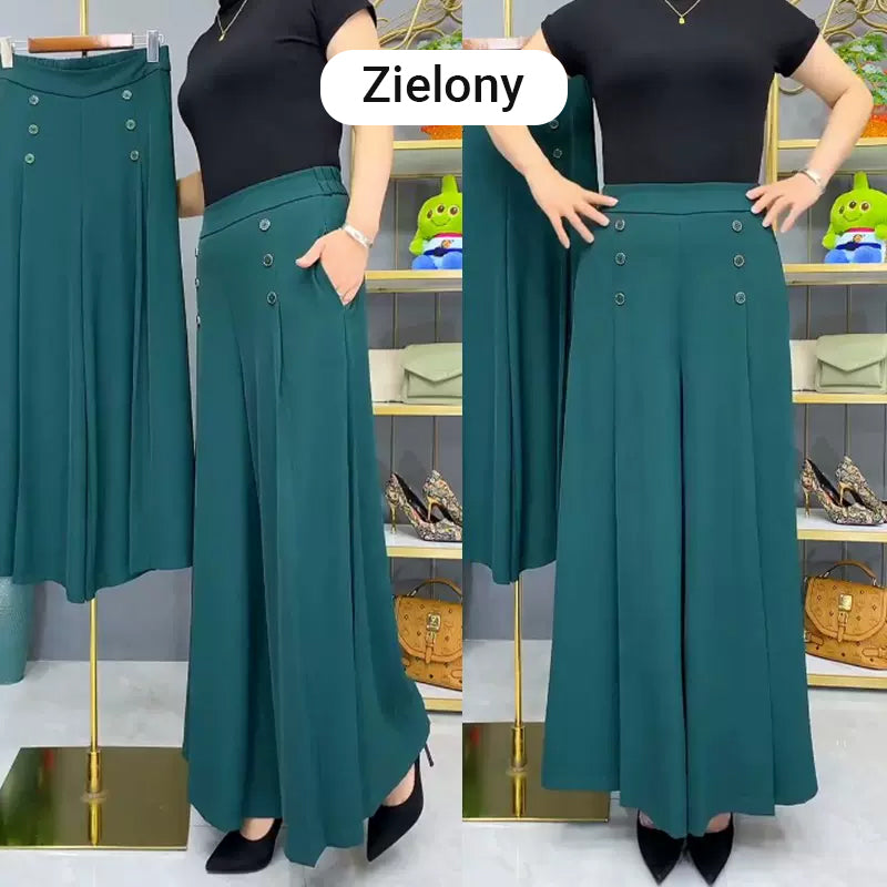 ✨Elegantiškos kelnės su plačiomis klostėmis 