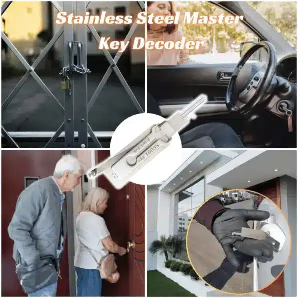 MASTER™ – orodje 2 v 1 za odklepanje ključavnic in dekodiranje ključev-SI