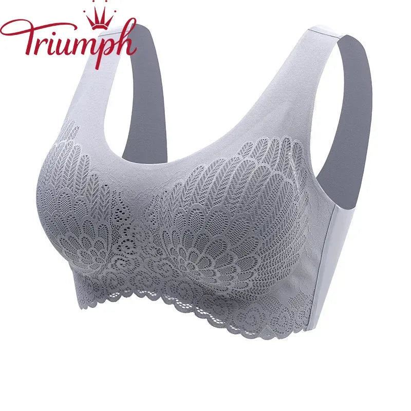 TRIUMPH - 3 KOS 💥 ŠPORTNI TELOVADNIK V SLOGU LATEKS BELO PERILO [M-4XL]