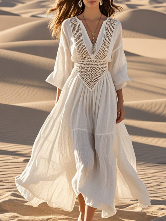 Vintage boho φόρεμα για γυναίκες-GR