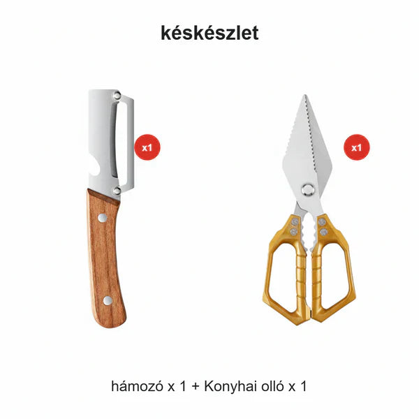 Večnamenske trpežne kuhinjske škarje-SI