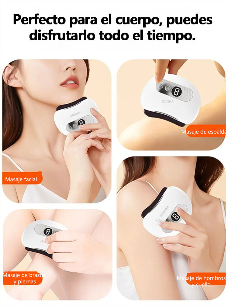 El dispositivo eléctrico inteligente gua sha alivia la fatiga facial-ES 