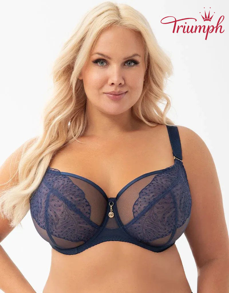 Triumph - (4 kosi) - 💖✨️Seksi udoben čipkast modrček, ki preprečuje povešanje-SI