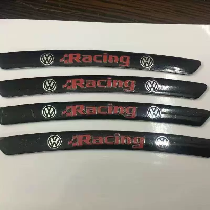 Karštas išpardavimas ✨50% nuolaida ✨3D metalinio ratlankio lipdukas su asmenybe (4 vnt.)-LT