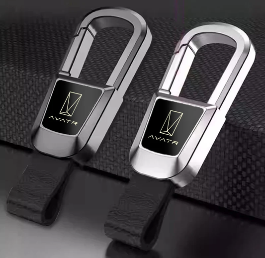 🎉Aukštos klasės natūralios odos automobilio raktų pakabukas-LT