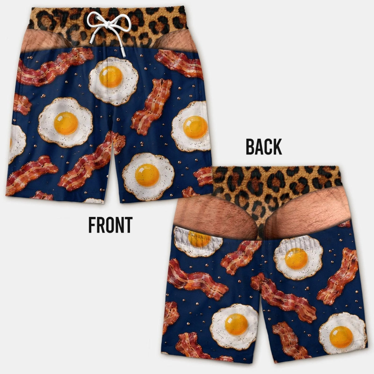 Smešne kopalke z lažno zadnjico - Novelty Prank Beach Shorts for Men-SI