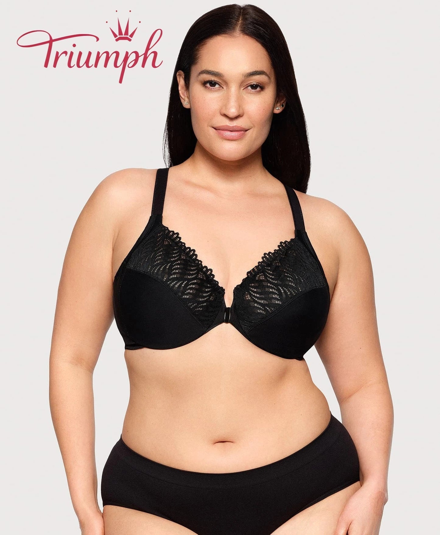 "Triumph" – (4 εκδόσεις) – 💖Priekyje užsegama ir T formos iškirpte liemenėlė-LT 