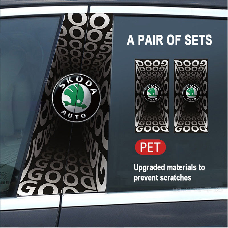 🔥Razprodaja🔥2025 Avtomobilska kreativna HD zaščitna folija za modifikacijo B-stebrička (2 kosa)-SI