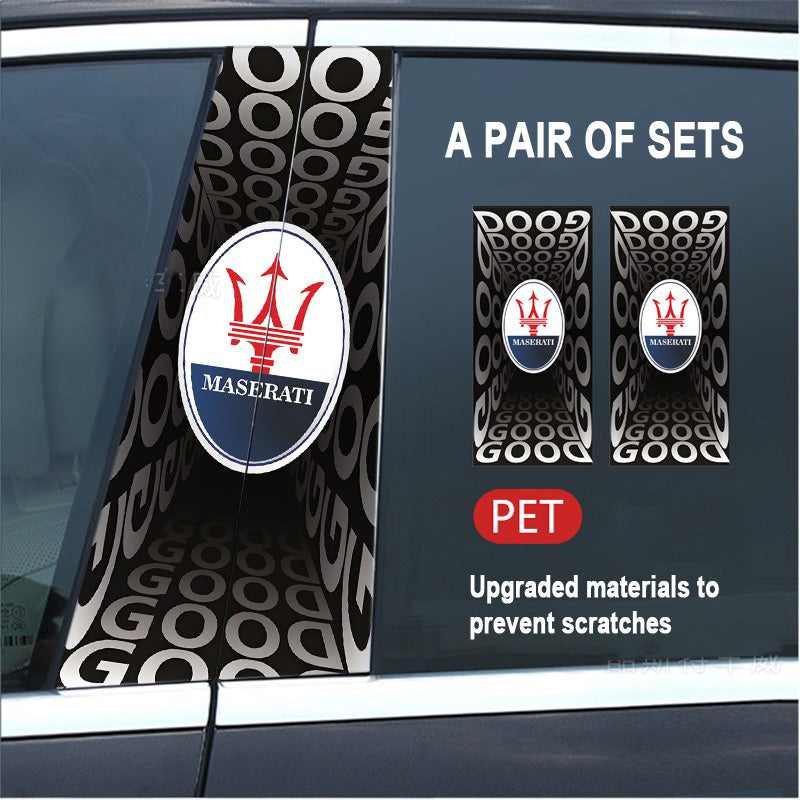 🔥Razprodaja🔥2025 Avtomobilska kreativna HD zaščitna folija za modifikacijo B-stebrička (2 kosa)-SI