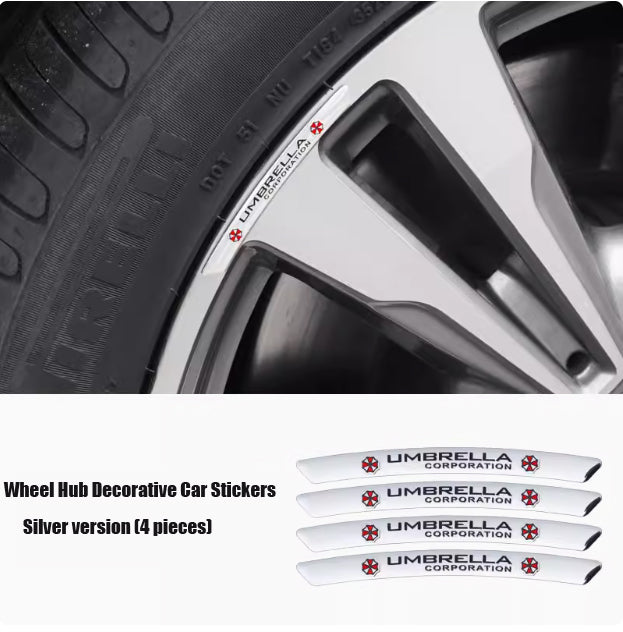 Karštas išpardavimas ✨50% nuolaida ✨3D metalinio ratlankio lipdukas su asmenybe (4 vnt.)-LT