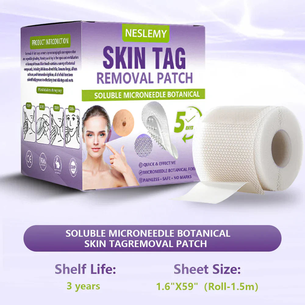 🌿NESLEMY® tirpstantis botaninis pleistras su mikroadatomis odos išaugoms šalinti-LT