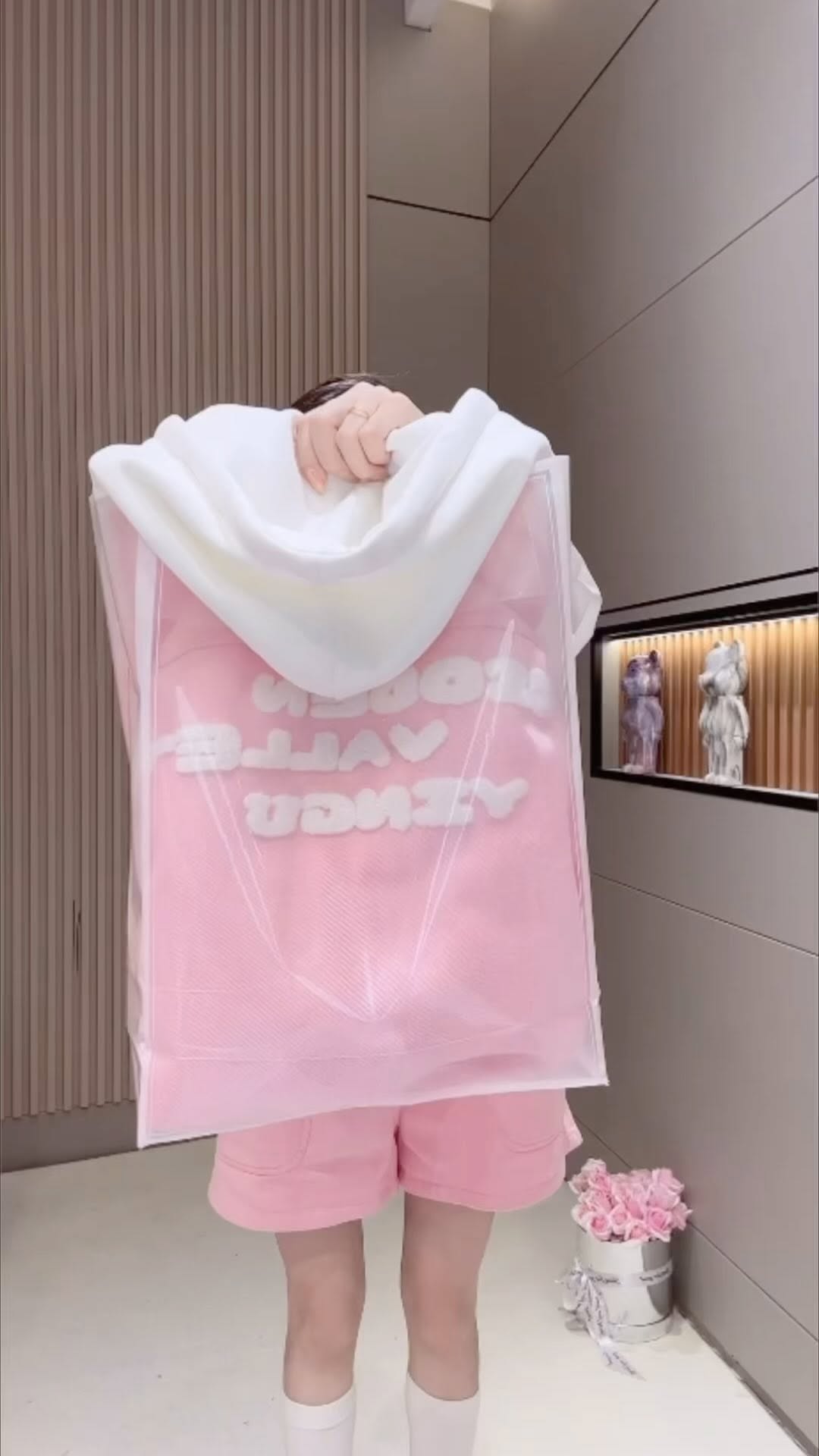 🎨 Άνετο γυναικείο πουλόβερ Τζιν μπουφάν Gradient-GR