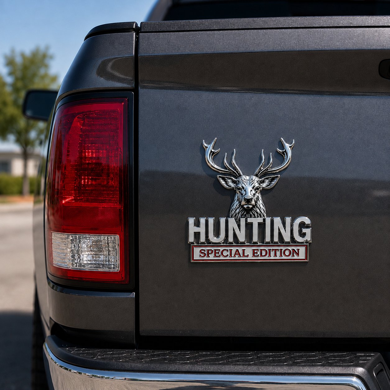 🦌 HUNTING Special Edition - 3D kromiran kovinski emblem za vaš avto-SI