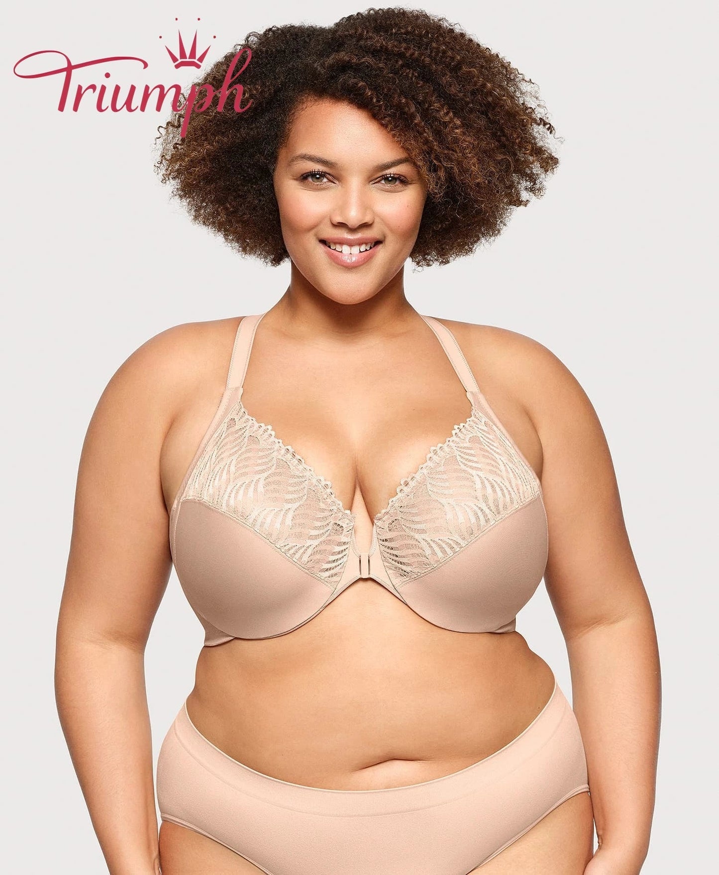 "Triumph" – (4 εκδόσεις) – 💖Priekyje užsegama ir T formos iškirpte liemenėlė-LT 