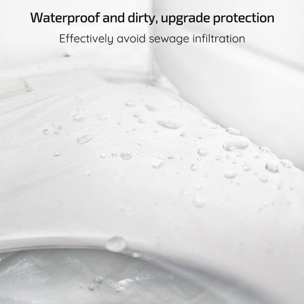 🛡️ Za vaše zdravje! 🌿 Biorazgradljiva plastična zaščita za straniščno desko za enkratno uporabo 🥰-SI